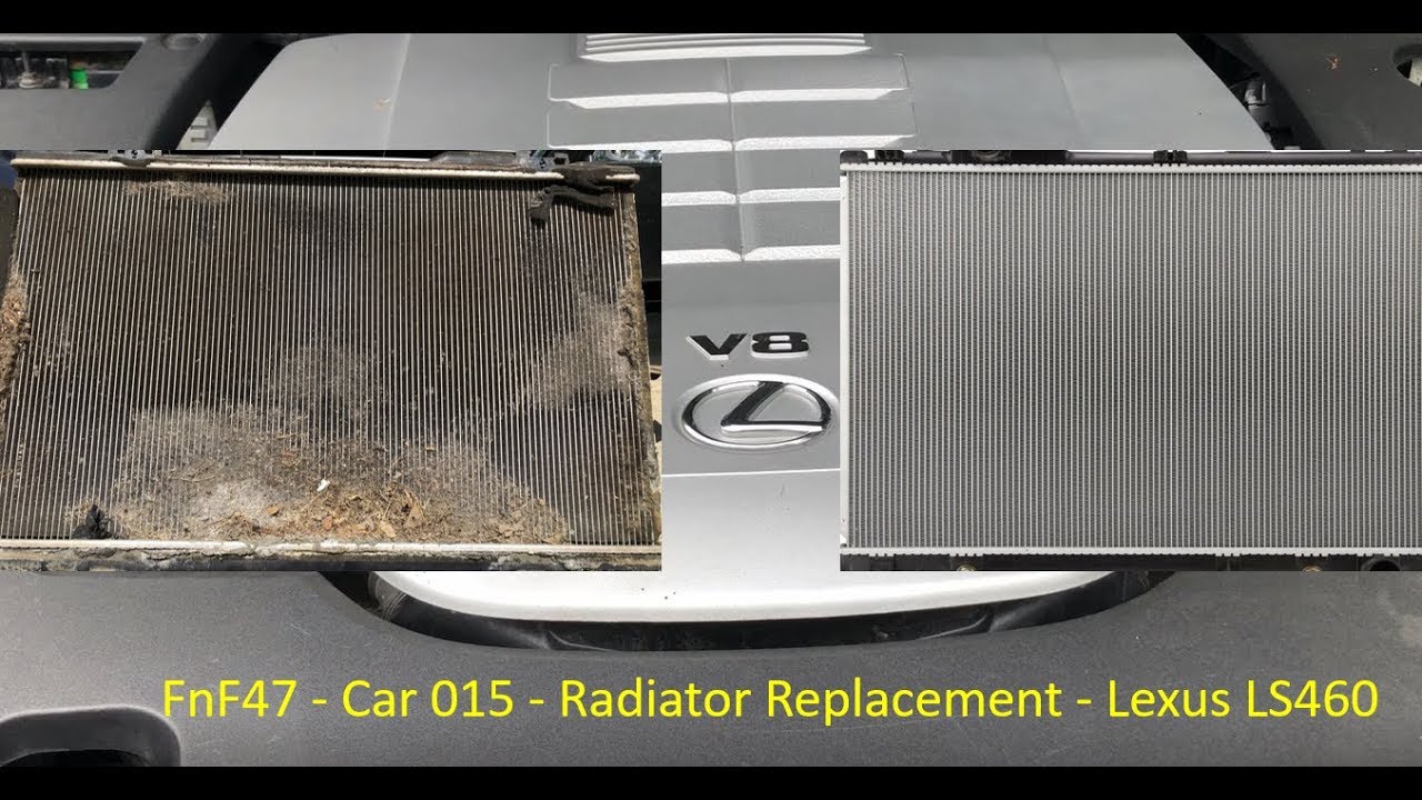 Radiator Replacement - Lexus LS460, FnF47