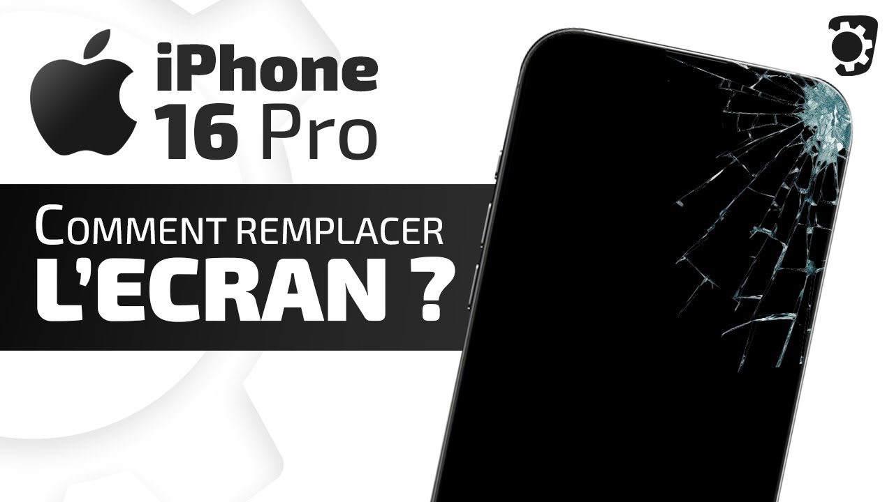 Remplacer l'écran cassé d'un iPhone 16 Pro | Brico-phone