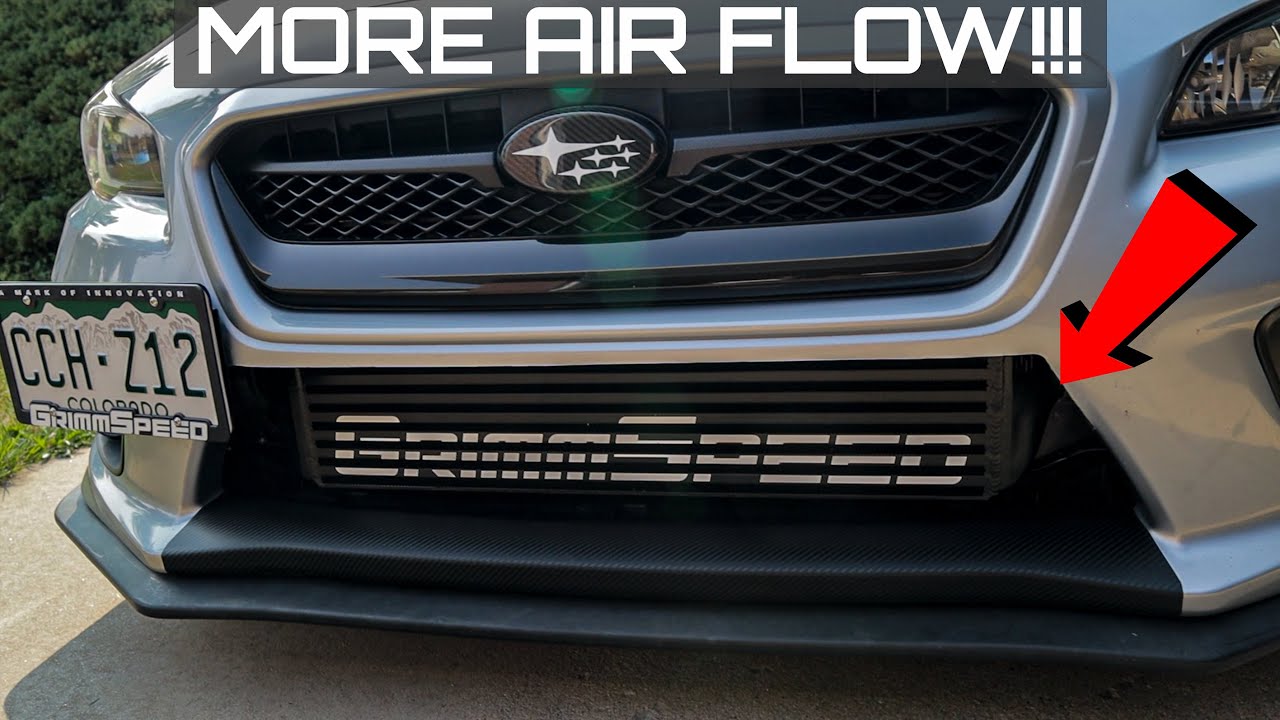 CUTTING My FRONT BUMPER - WRX Front Mount Intercooler