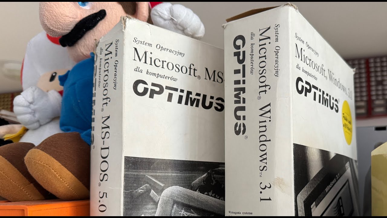 Windows 3.1 i DOS 5.0 BOX - Optimus - wizyta w Muzeum Elektroniki w Krakowie