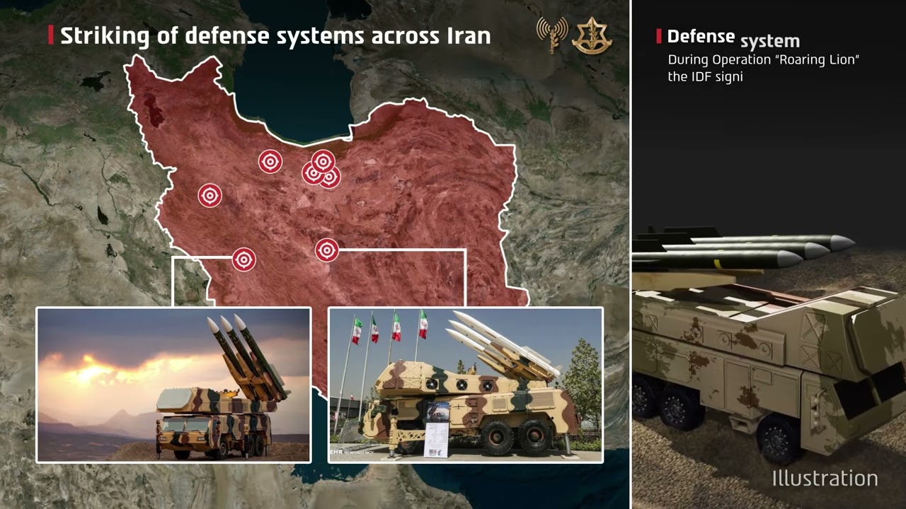 IDF strikes strategic defense systems in Iran