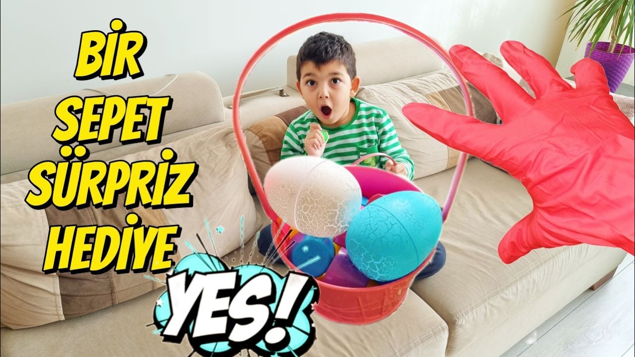 EVDE BİR SEPET OYUNCAKLI KUTU BULDUK !! KIRMIZI EL GETİRMİŞ ...