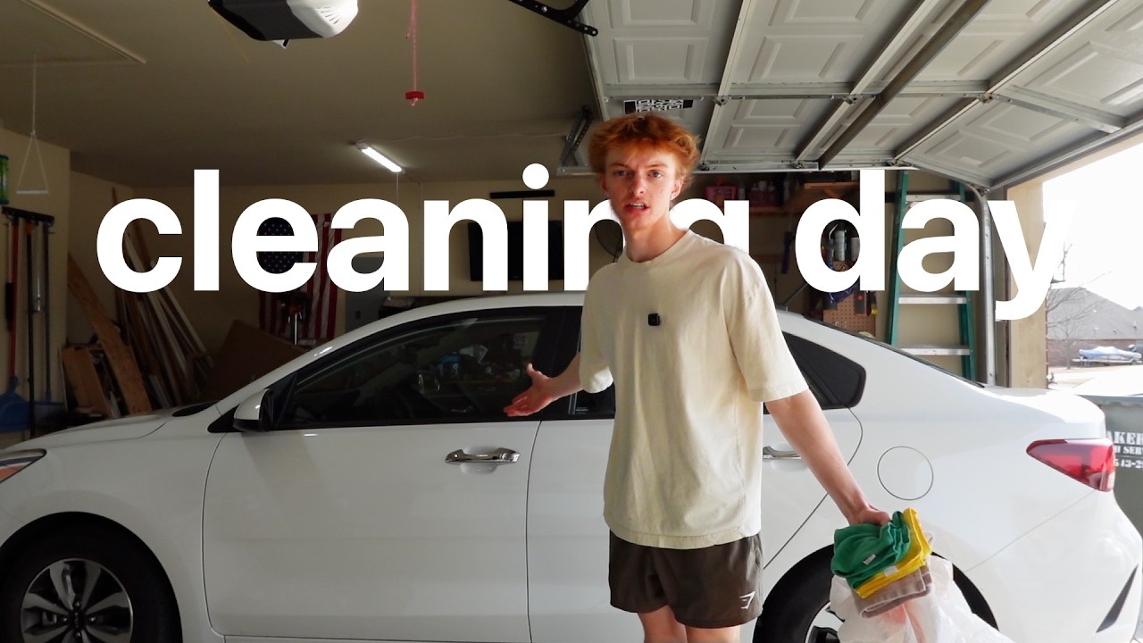 Productive day in my life | cleaning, school, gym