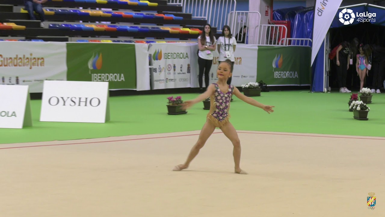 Mariela Calvo (Armonia San Andres) Campeona de España prebenjamin Nacional Base Guadalajara 2018