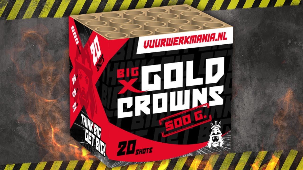 Gold Crowns - Geisha Big X Serie - Vuurwerkmania - 1880