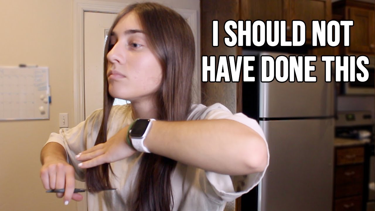 cutting my own hair