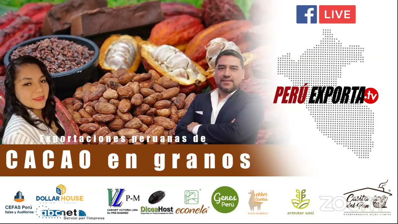 An&aacute;lisis de las exportaciones de cacao en granos en Per&uacute; Exporta Tv