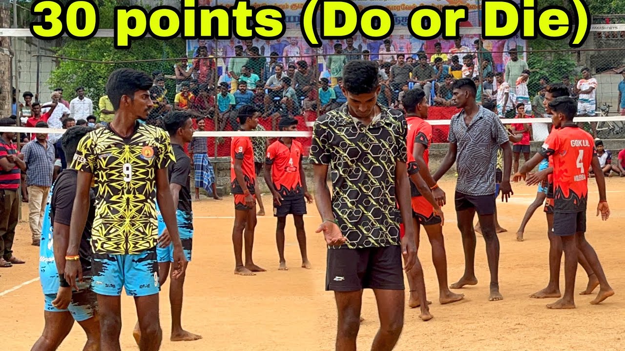 Village Volleyball Tournament 🔥| Young players playing Do or Die match | Mr Love Volleyball