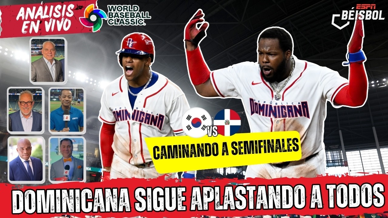 REPÚBLICA DOMINICANA está en SEMIFINALES tras NOQUEAR a COREA en el CLÁSICO MUNDIAL | ESPN Beisbol