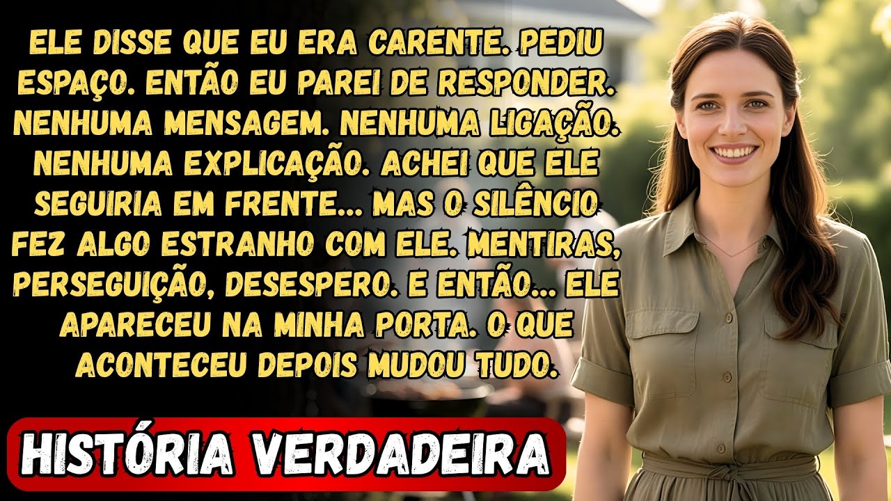 Ele Pediu Espaço… Então Eu Desapareci. O Que Ele Fez Depois Foi Assustador