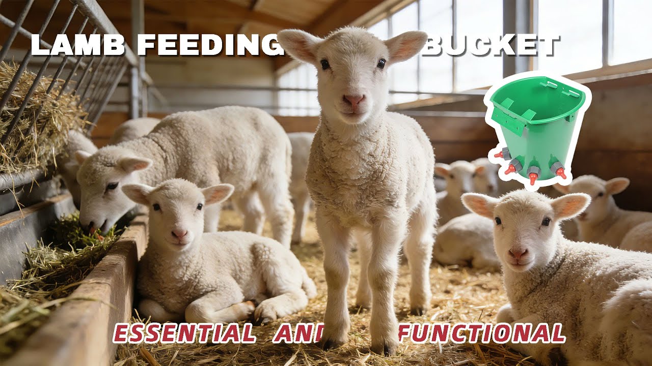 One Bucket, Multiple Lambs! Smart Automatic Feeding Bucket Demo！