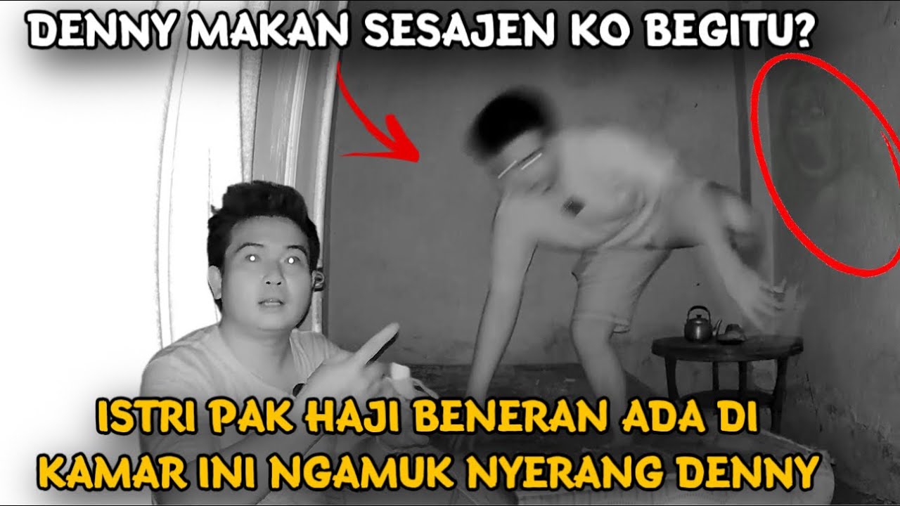 AMPUNN ! PASANG CCTV DI KAMAR INI JINYA MARAH NGAMUK KARNA PISANG SESAJEN NYA DENNY MAKAN