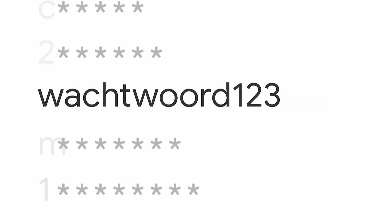 Kijk dit als jouw wachtwoord '12345' is