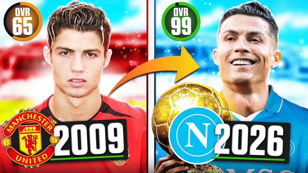 HO RIGIOCATO TUTTA la CARRIERA di CRISTIANO RONALDO DA ZERO su FC25!