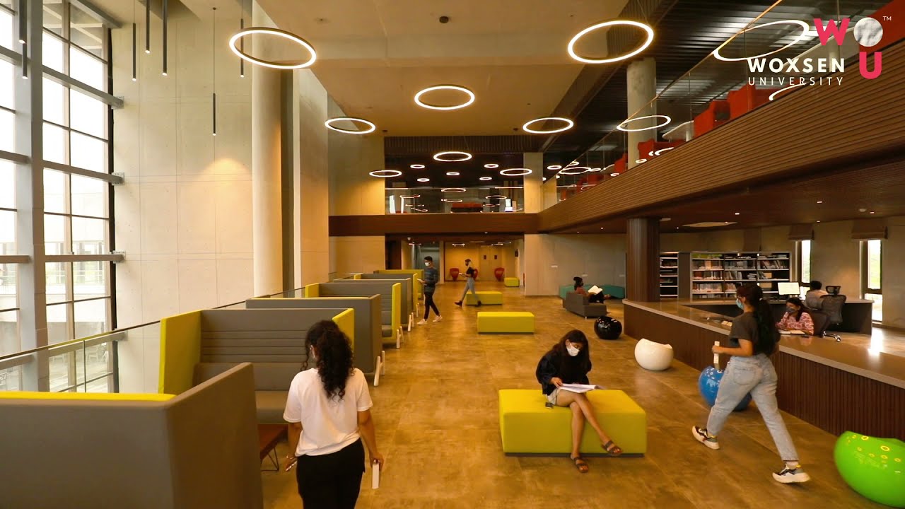 Woxsen's New Library | Vithal Gandhi Centre