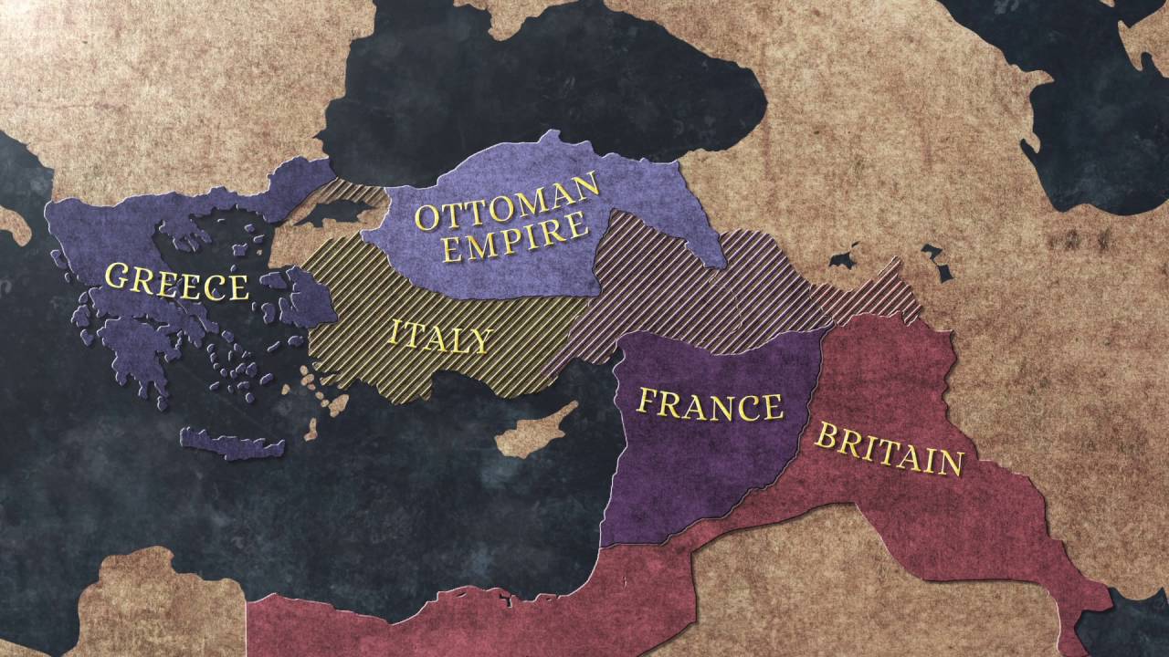 Treaty of S&egrave;vres and Lausanne 1920-1923