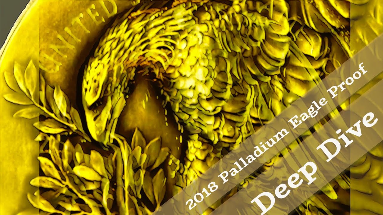 2018 Proof Palladium Eagle in 4k.. my coin arrives and background deep dive
