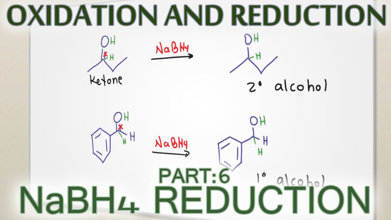 Sodium Borohydride NaBH4 Reduction Reaction Mechanism