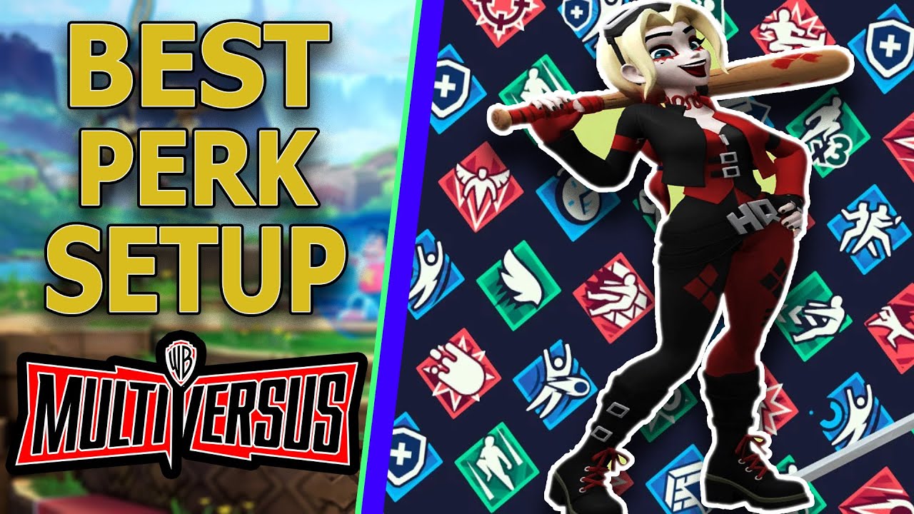 Multiversus | BEST PERKS SETUP FOR HARLEY QUINN