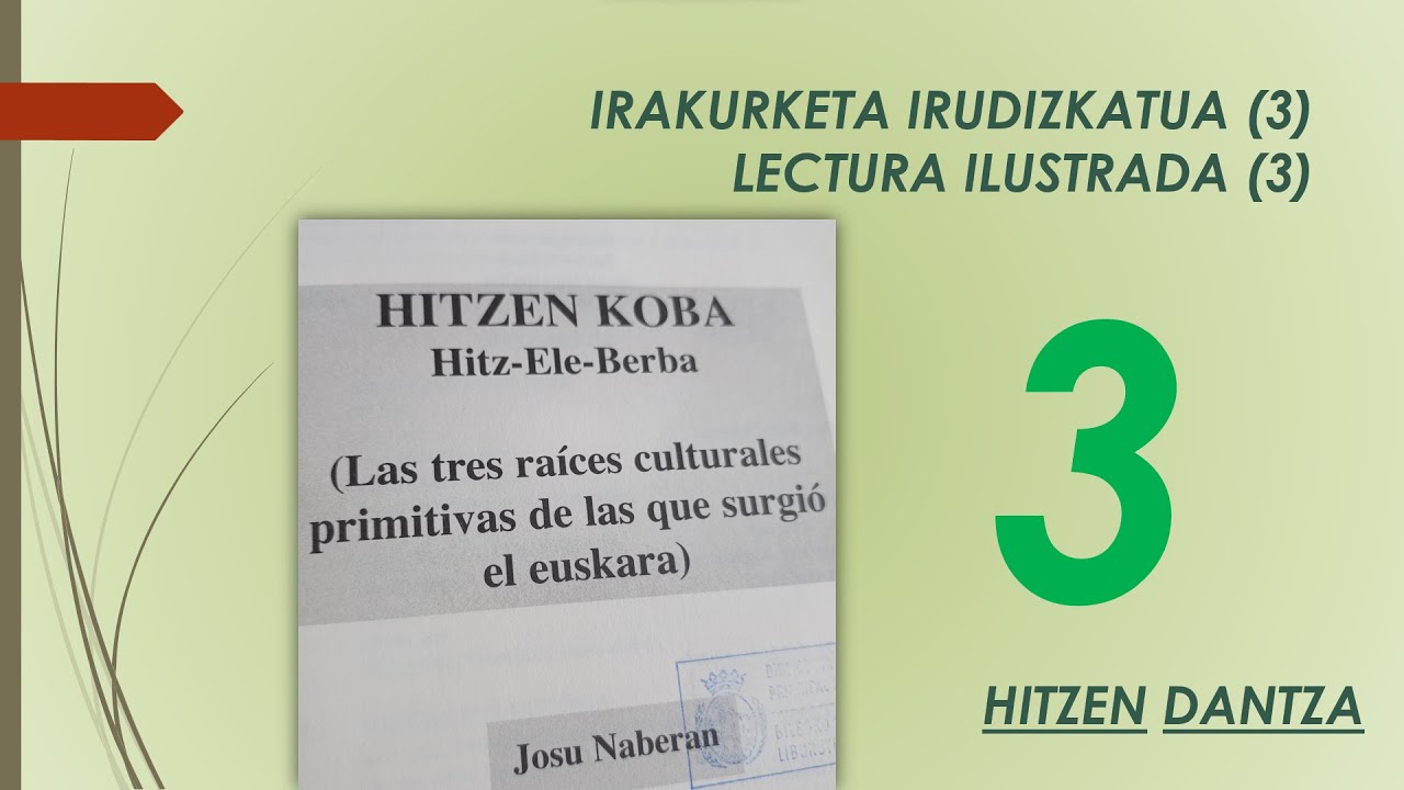 Josu Naberanen HITZEN KOBA irakurketa, lectura (3)