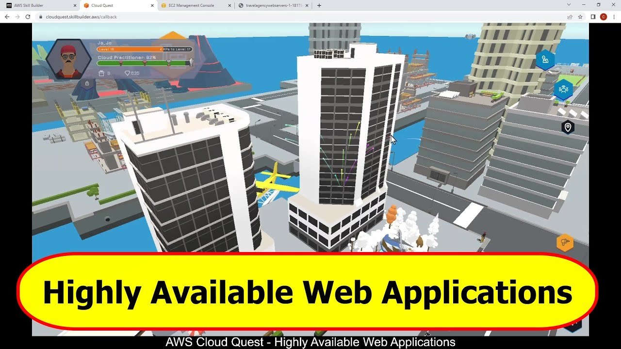 AWS Cloud Quest - Highly Available Web Applications