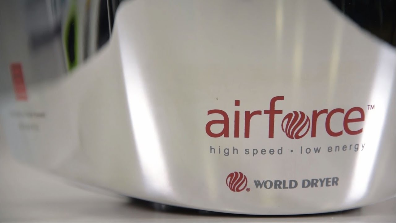 PHS Warner Howard Airforce Hand Dryer. World Dryer Airforce III