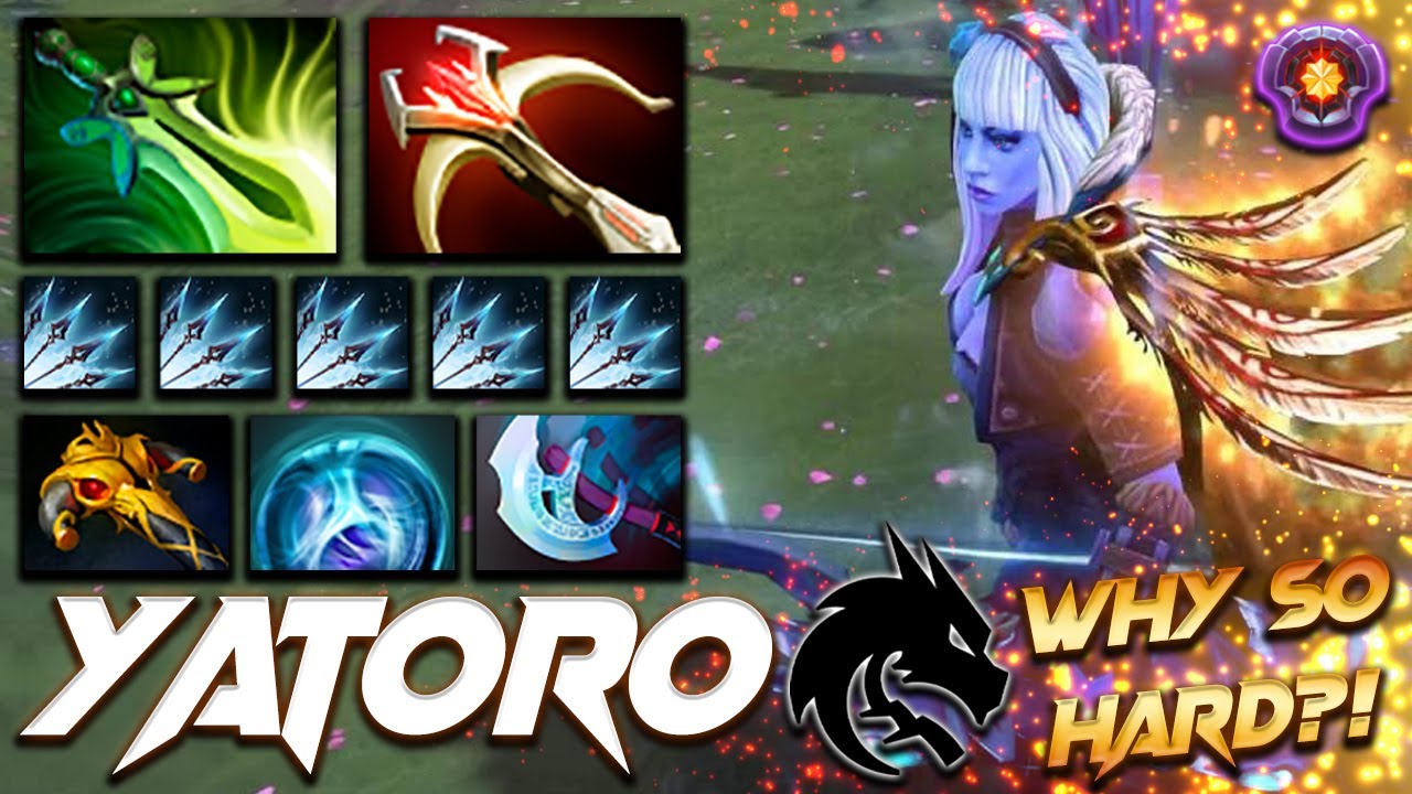 Yatoro Drow Ranger Why So Hard?! - Dota 2 Pro Gameplay [Watch & Learn]