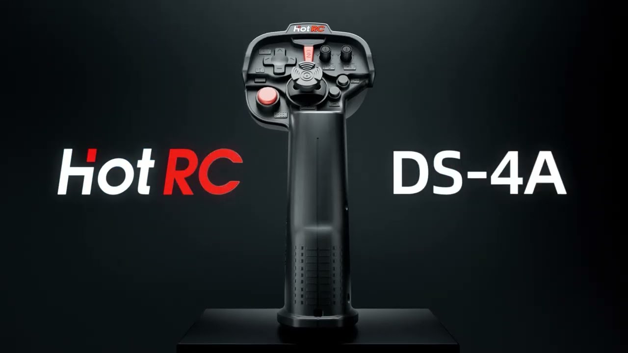 HOTRC DS-4A one-handed remote control cool demonstration video