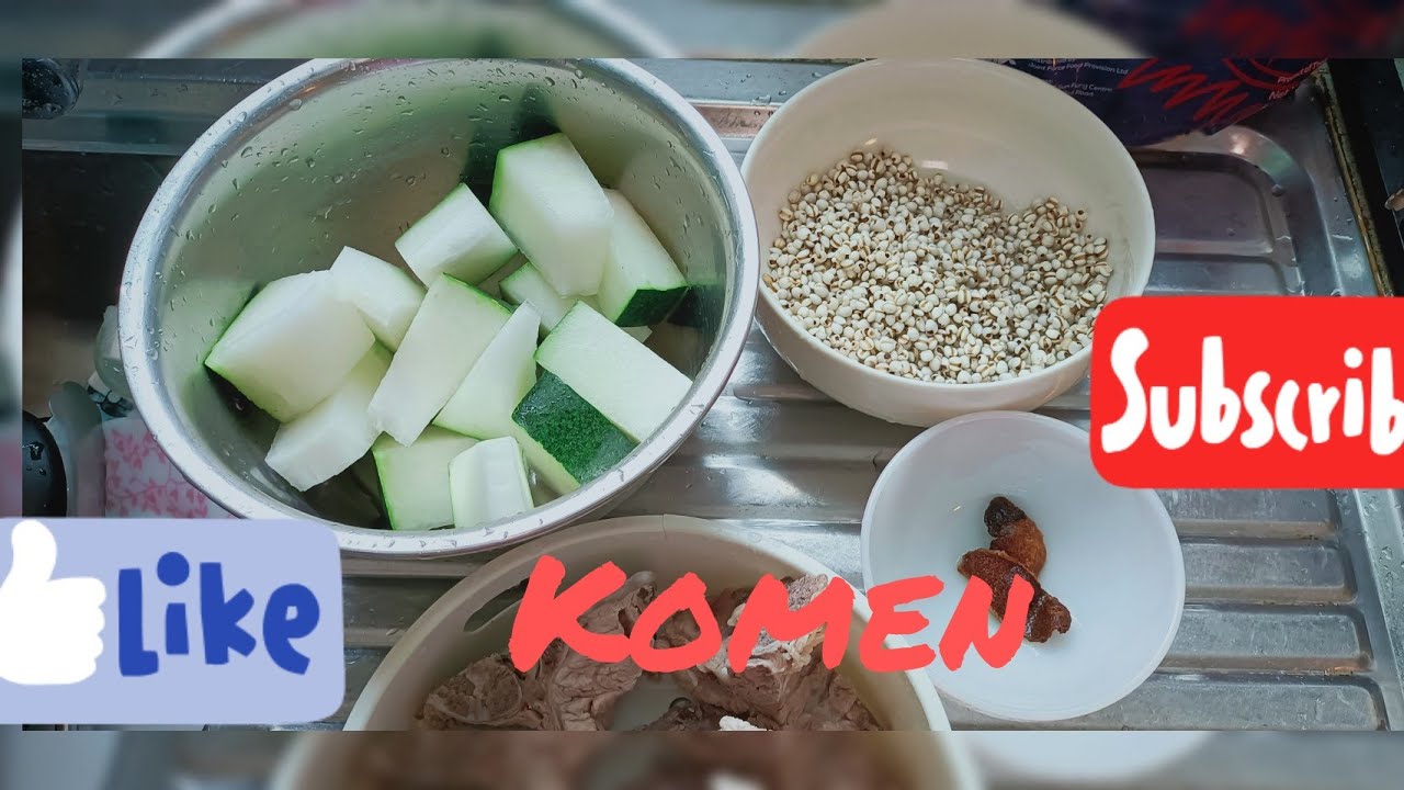 CHINESE SOUP |TUNGKWA YIMAI DHONG||SUP LABU BESAR ALA HONGKONG||