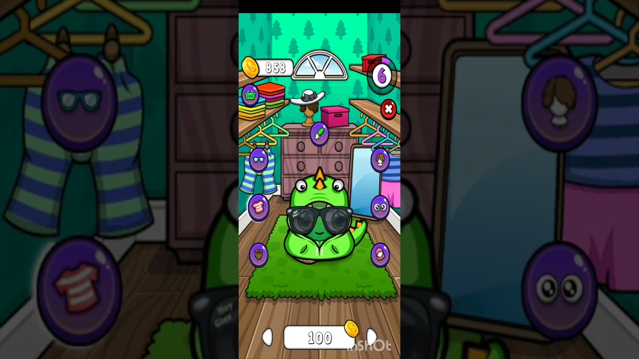 Playing a Virtual Pet Game Called Moy 7!