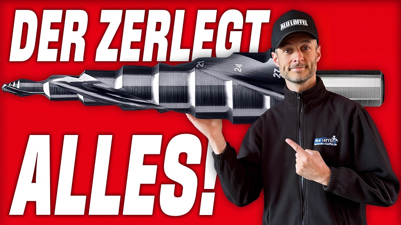 Dieser Bohrer zerst&ouml;rt ALLES &ndash; sogar Edelstahl & 10er Stahl! Mutildrill von RUKO