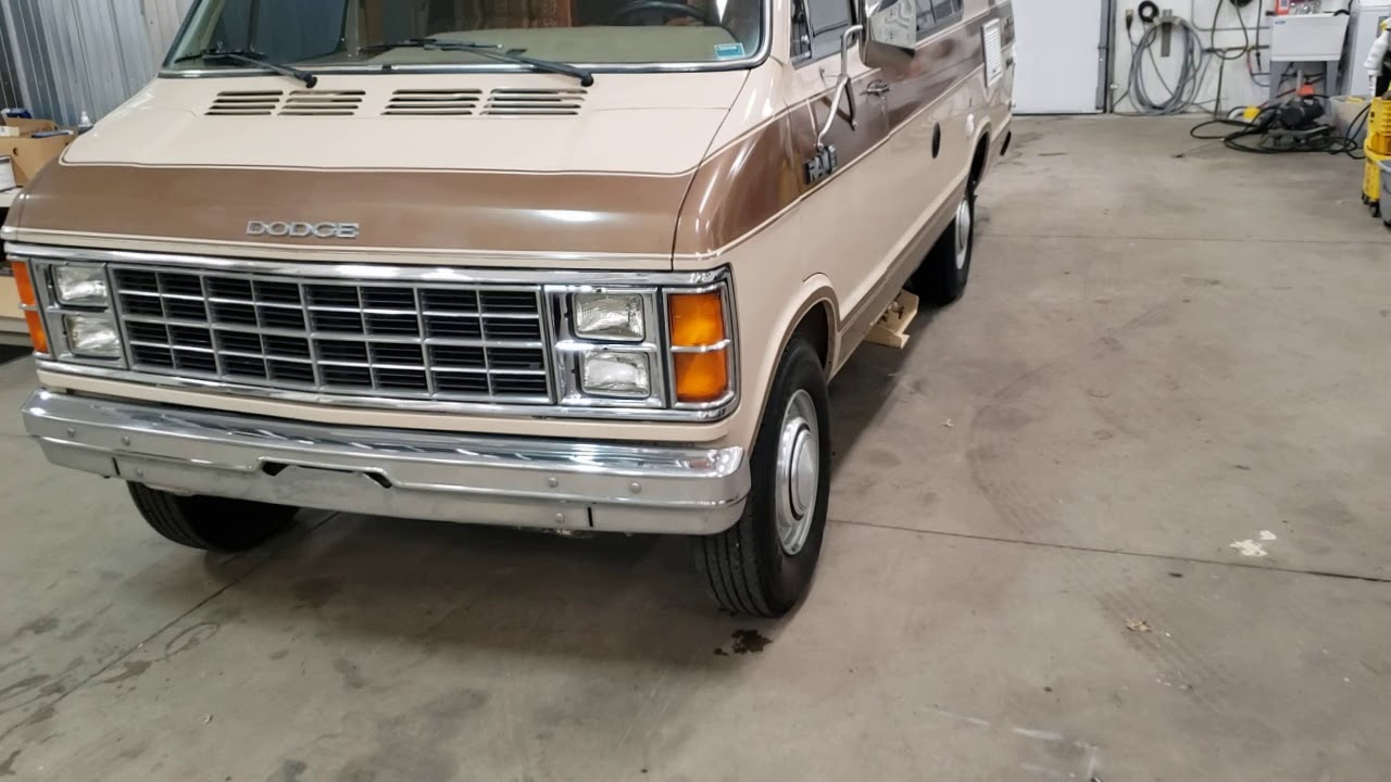 Preview, 1984 Dodge B350 Travel Wagon Class B Camper Van.