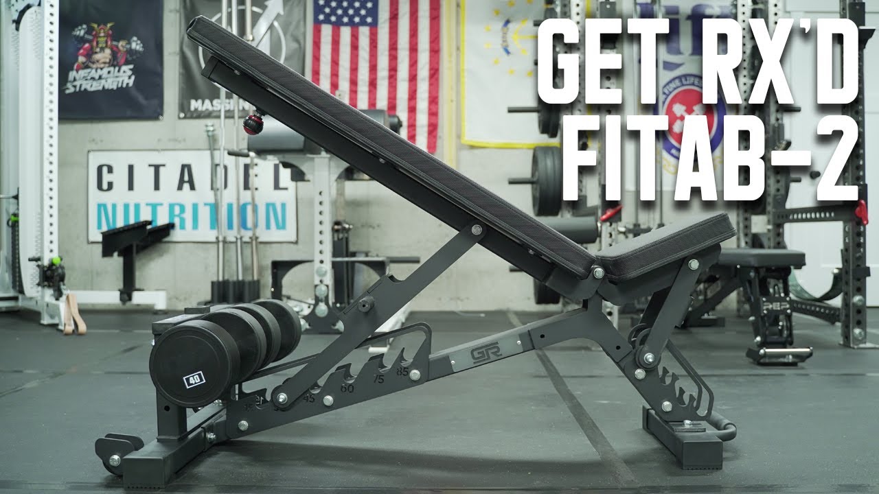 Most Versatile Adjustable Bench? GET RX'D FIDAB-2