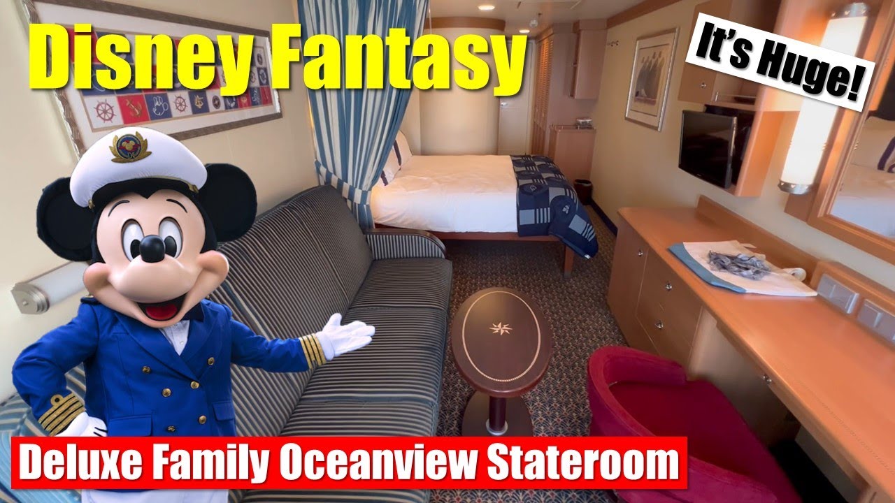 Disney Fantasy | Экскурсия по каюте класса люкс с видом на океан | Категория 08C — Номер 5016 | К...