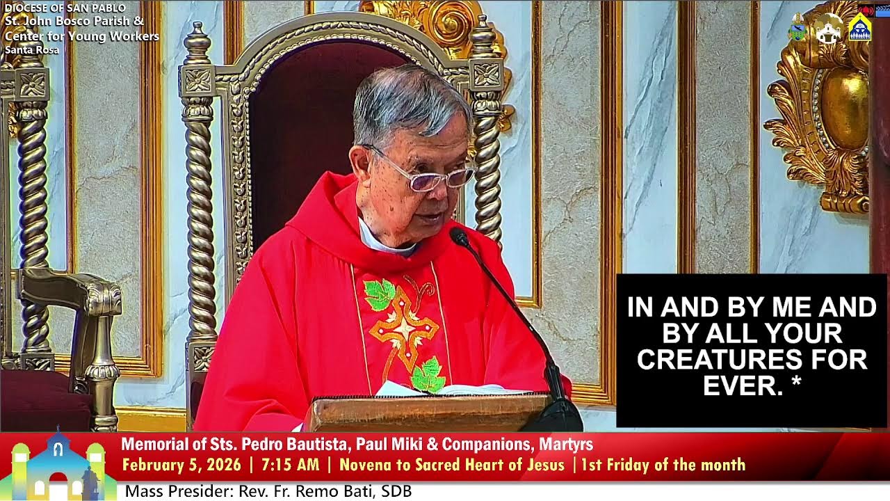 February 6 2026 7:15AM Rosary and Holy Mass on Friday in the 4th Week of Ordinary Time