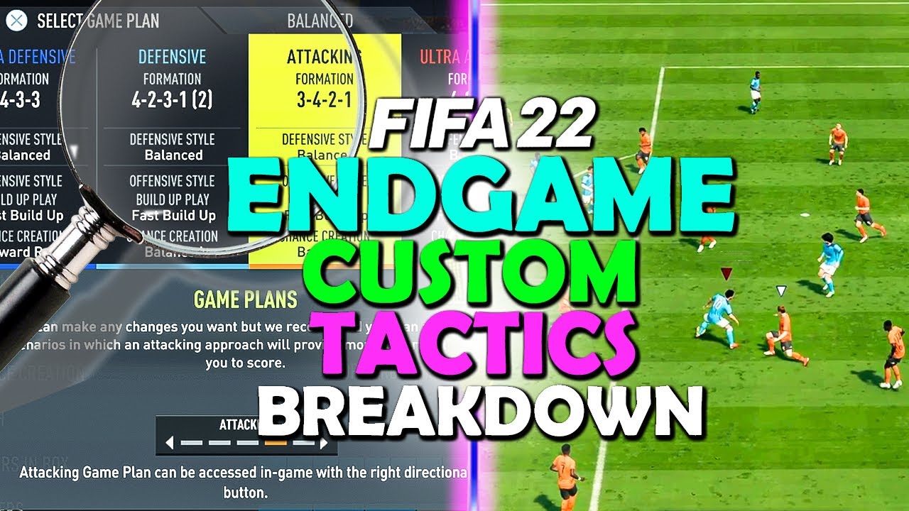 The BEST endgame custom tactics in FIFA 22!