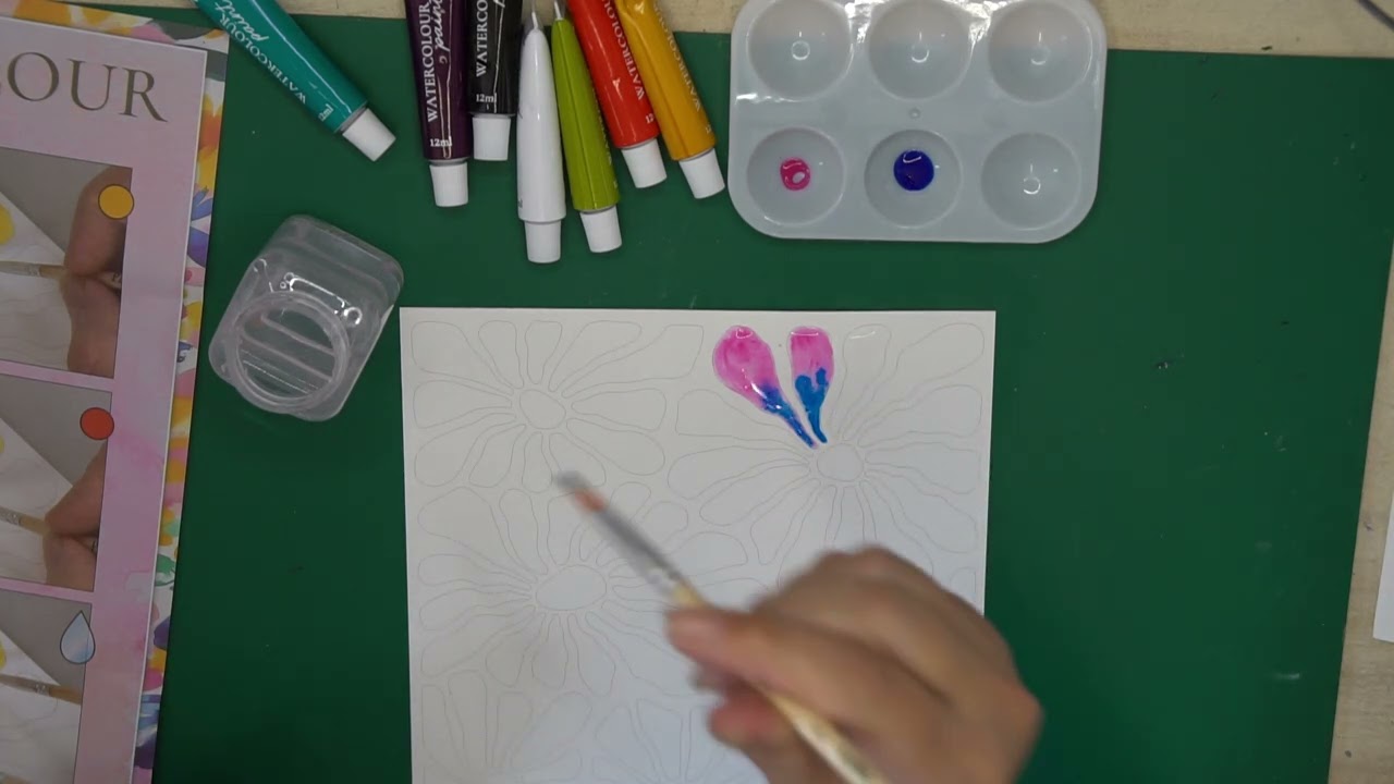 Test des Watercolour-Set für 2.99€ von Action.