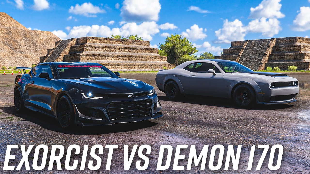 Hennessey 'The Exorcist' Camaro ZL1 vs Dodge SRT Demon 170 | Forza Horizon 5