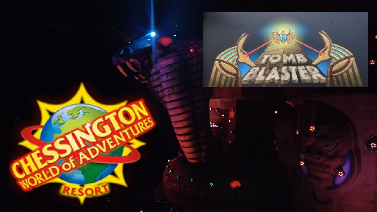 Chessington World Of Adventures Tomb Blaster on ride 2021