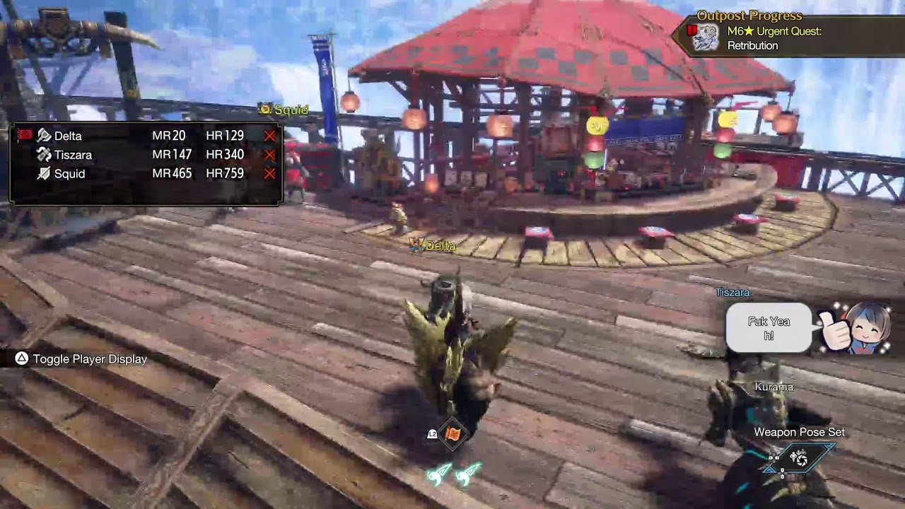 Monster Hunter Rise sunbreak chilling and having a good time