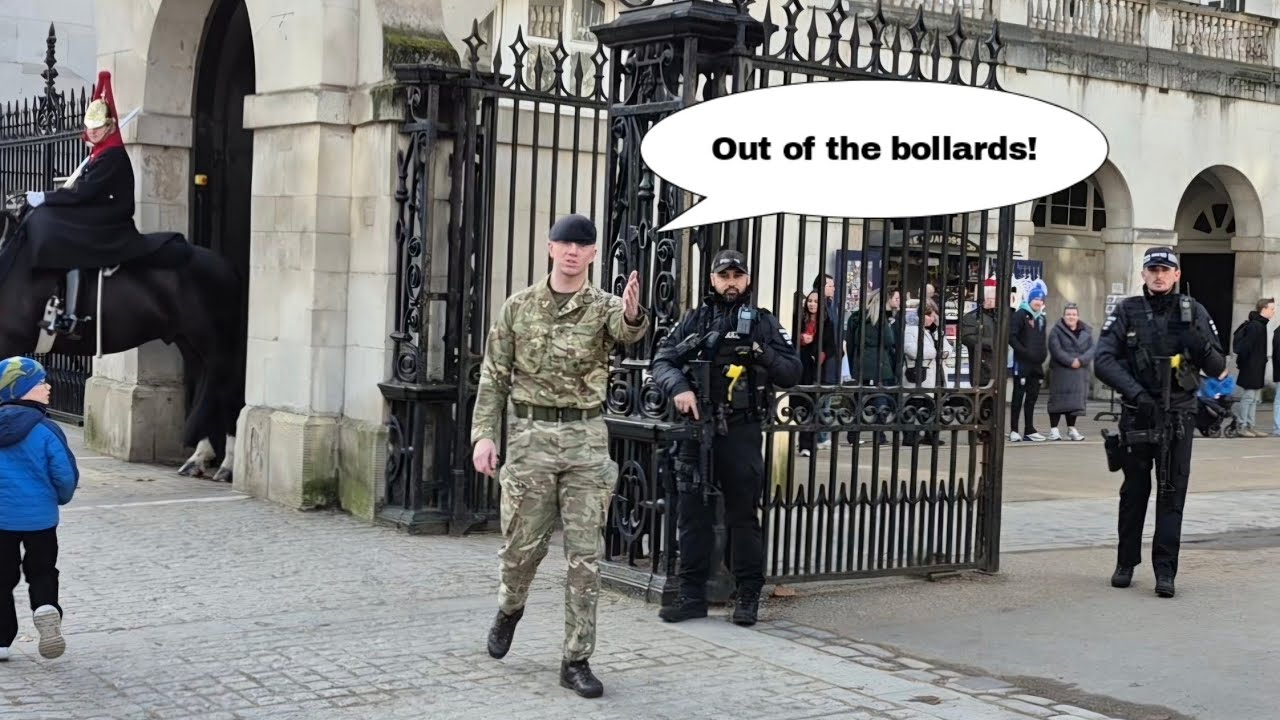 Well done Guard - Out of the bollards like you two!