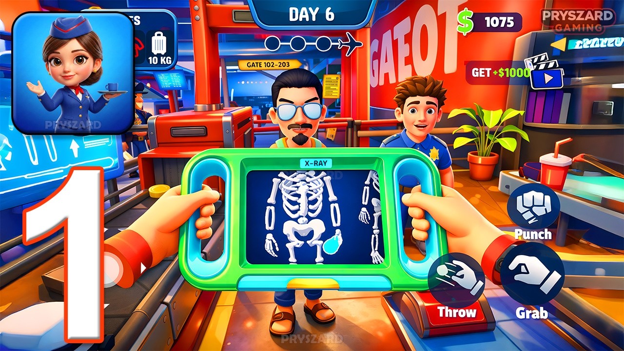 I Am Airport Security - Gameplay Walkthrough Part 1 - Tutorial (iOS, Android)