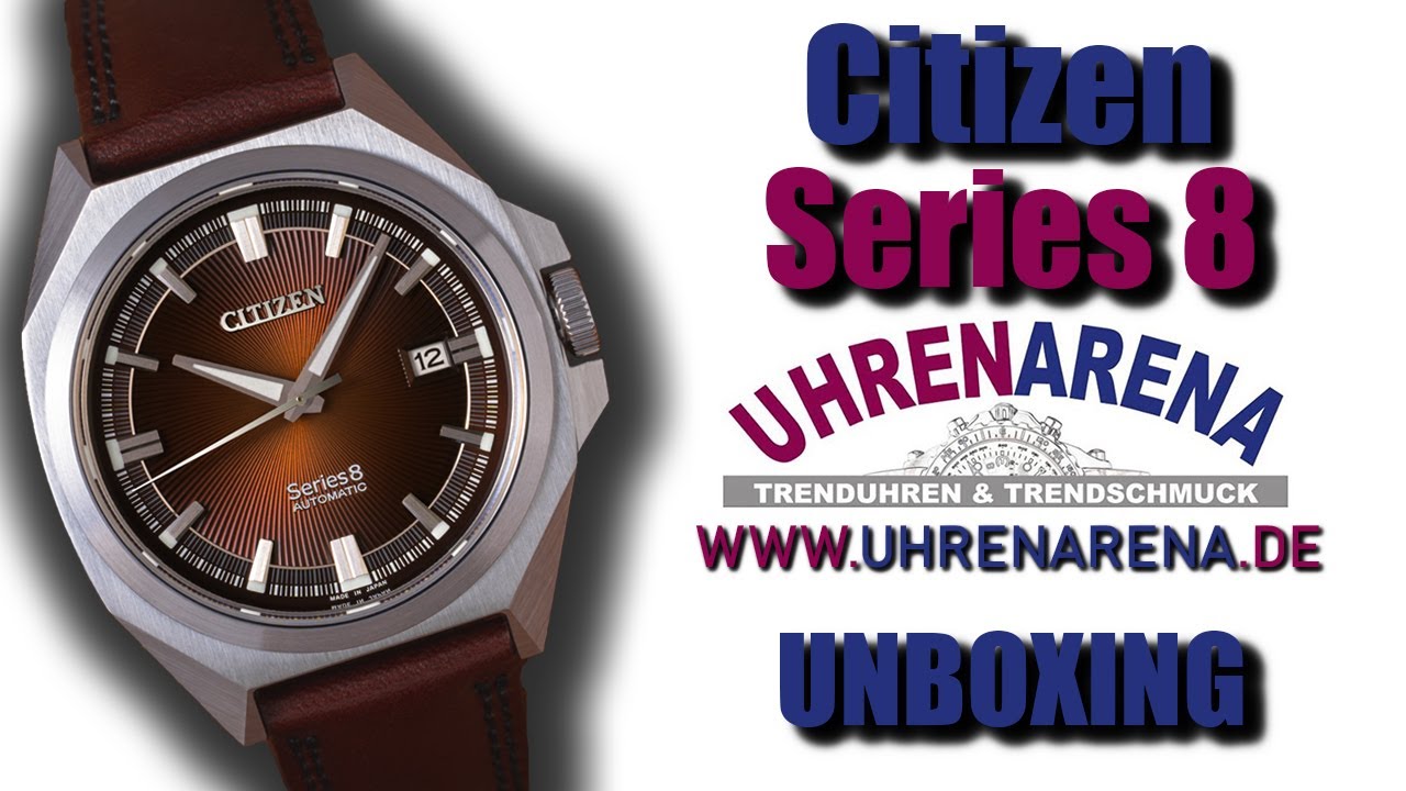 Citizen Series 8 NB6011-11W Limited Edition Automatik braun brown | Unboxing | 4K | Uhrenarena