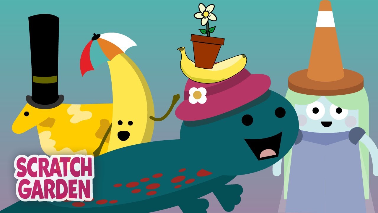 Funny Hats Compilation! | Hat Collection | Scratch Garden
