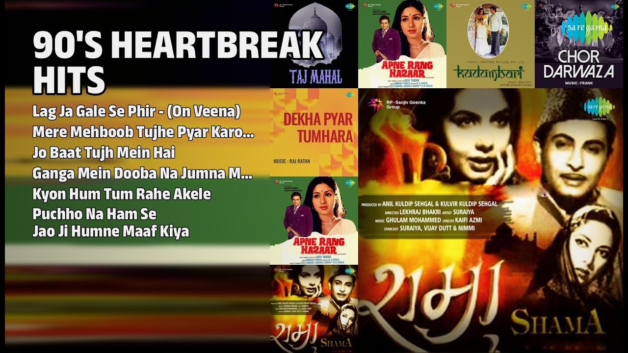 दिल को छू लेने वाले गाने | nan Songs | Lag Ja Gale Se Phir  On Veena