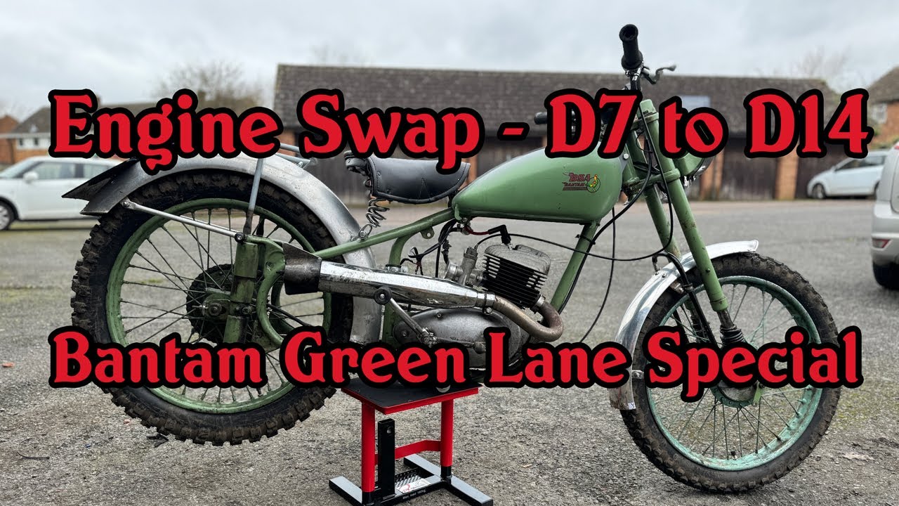 Down The Lock Up - Engine Swap BSA Bantam