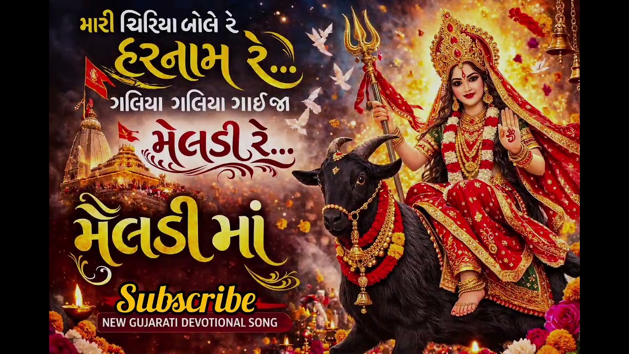 મારી ચિરિયા બોલે રે હરનામ રે | Meldi Maa New Gujarati Devotional Song 2026 | Meldi Maa Garba Song