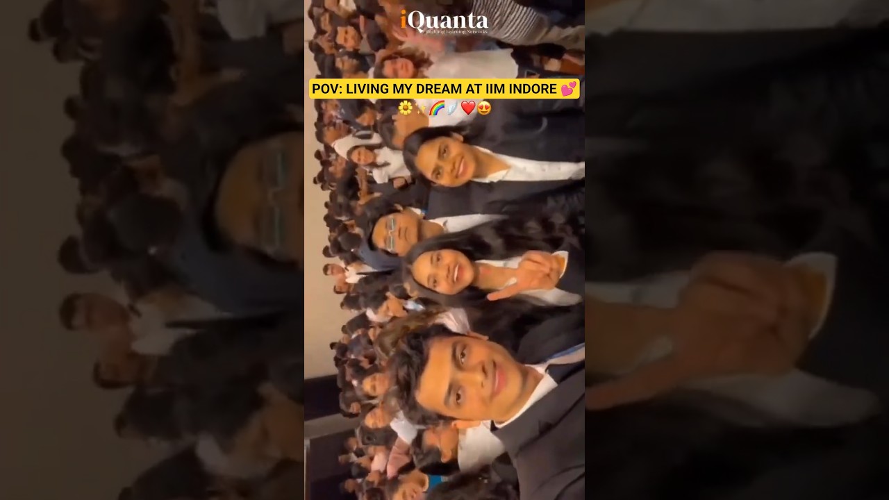 Living my dream at IIM Indore ❤️