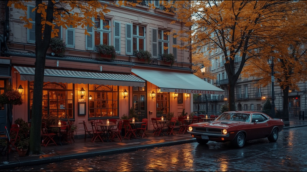 Smoth Jazz with Rainy Days ☕ Cafe Ambience for Relaxing, Working and Chill
