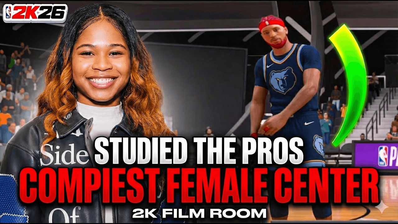 I Studied The Pros To Become The Compiest Female Center on 2K! (Film Session)